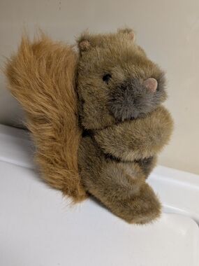 24K Polar Puff Chauncey Squirrel Brown & Orange Plush Toy